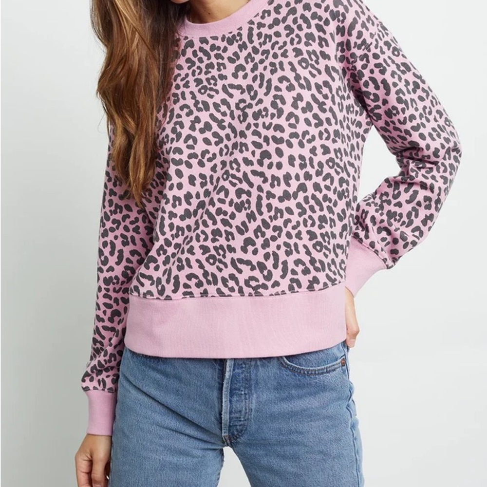 Rails ramona pink jaguar sweatshirt
